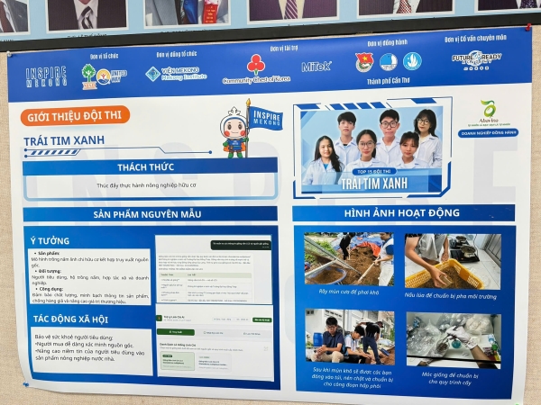 Đội Thi Đến từ ĐH Đồng Tháp Lọt Top 5 INSPIRE Mekong