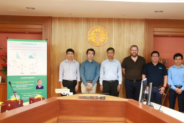 HỢP TÁC NGHIÊN CỨU KHOA HỌC GIỮA KHOA SƯ PHẠM TOÁN HỌC VÀ KHOA TOÁN - THỐNG KÊ, ĐẠI HỌC THAMMASAT (THÁI LAN)