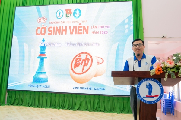 Tuổi trẻ Đại học Đồng Tháp: Bứt phá tư duy - Khẳng định bản lĩnh tại Giải Cờ sinh viên lần thứ VIII - năm 2026
