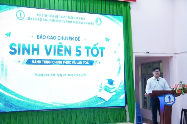 PHÁT HUY HIỆU QUẢ “SINH VIÊN 5 TỐT” SAU TUYÊN DƯƠNG