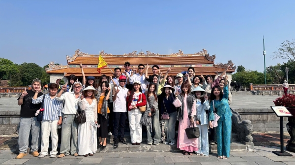 Lớp ĐHQLVH23A, Khoa Văn hóa - Du lịch và Công tác xã hội Hành trình Di sản miền Trung và dấu ấn học phần thực tế chuyên môn 