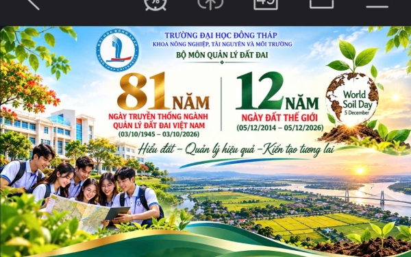 81 năm ngày truyền thống ngành Quản lý đất đai Việt Nam và 12 năm ngày Đất thế giới