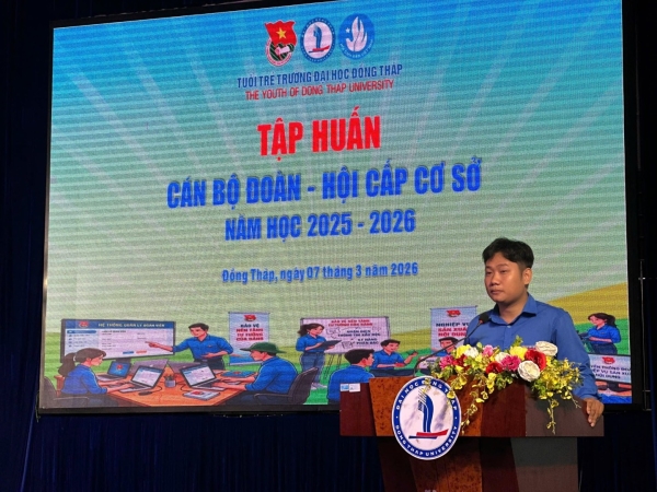 TẬP HUẤN CÁN BỘ ĐOÀN-HỘI CẤP CƠ SỞ NĂM HỌC 2025-2026