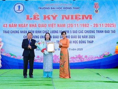NGÀNH QUẢN LÝ ĐẤT ĐAI DTHU NHẬN CHỨNG NHẬN ĐẠT CHUẨN KIỂM ĐỊNH GIÁO DỤC