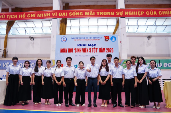 SÔI NỔI NGÀY HỘI SINH VIÊN 5 TỐT TRƯỜNG ĐẠI HỌC ĐỒNG THÁP NĂM 2026