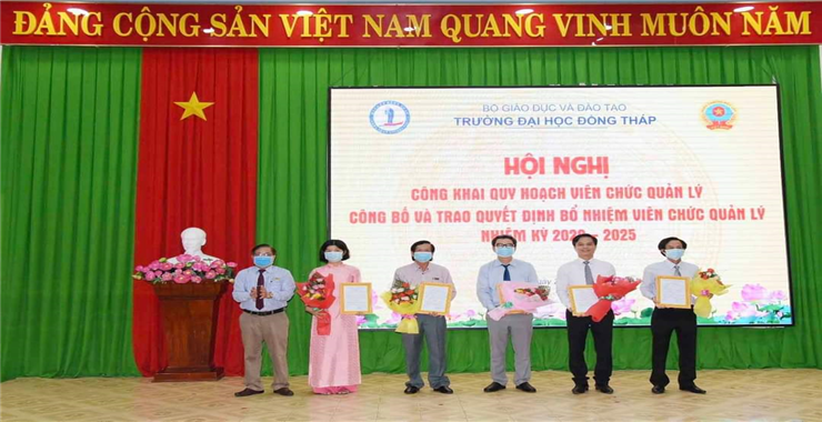 Ngày 27/5/2021 tại Giảng đường 1, Trường Đại học Đồng Tháp tổ chức Hội nghị công bố các Quyết định về công tác cán bộ. Chúc mừng Tiến sĩ - Giảng viên chính Nguyễn Thị Kiều được bổ nhiệm vào vị trí Trưởng Khoa Giáo dục Tiểu học - Mầm non