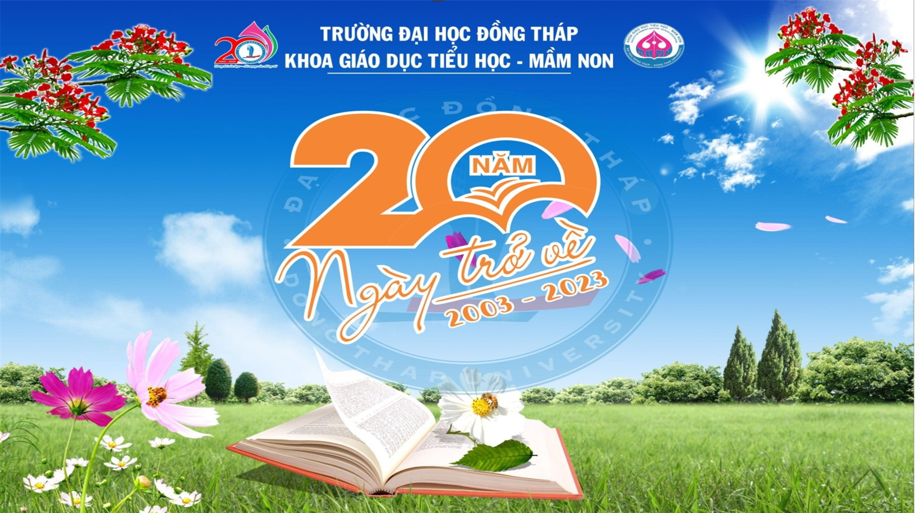 Chào mừng Lễ kỷ niệm 20 năm thành lập thành lập Trường (10/01/2003 – 10/01/2023)  48 năm truyền thống đào tạo giáo viên và cán bộ quản lý giáo dục (1975 – 2023) 