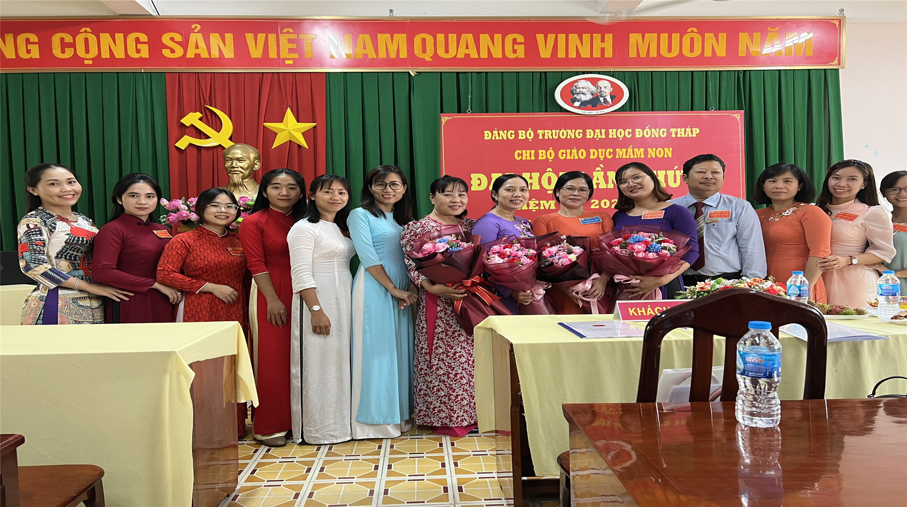 CHÚC MỪNG ĐẠI HỘI CHI BỘ GIÁO DỤC MẦM NON LẦN THỨ XI- NHIỆM KỲ 2022-2025