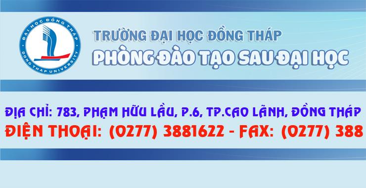 Kế hoạch hướng dẫn học bổ sung kiến thức cho thí sinh dự thi tuyển sinh đào tạo trình độ thạc sĩ đợt 2, năm 2023 của Trường Đại học Đồng Tháp, chuyên ngành Quản lý giáo dục