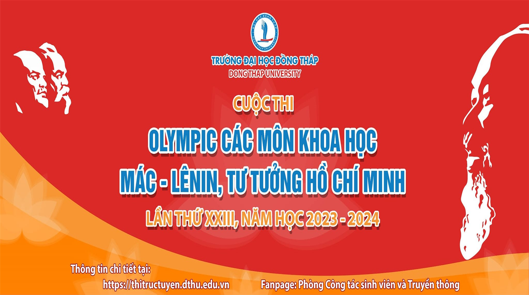  CUỘC THI “OLYMPIC CÁC MÔN KHOA HỌC MÁC - LÊNIN TƯ TƯỞNG HỒ CHÍ MINH - LẦN THỨ XXIII NĂM HỌC 2023 - 2024