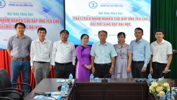 Hội thảo khoa học “Phát triển nhóm nghiên cứu đáp ứng yêu cầu đổi mới giáo dục đại học”